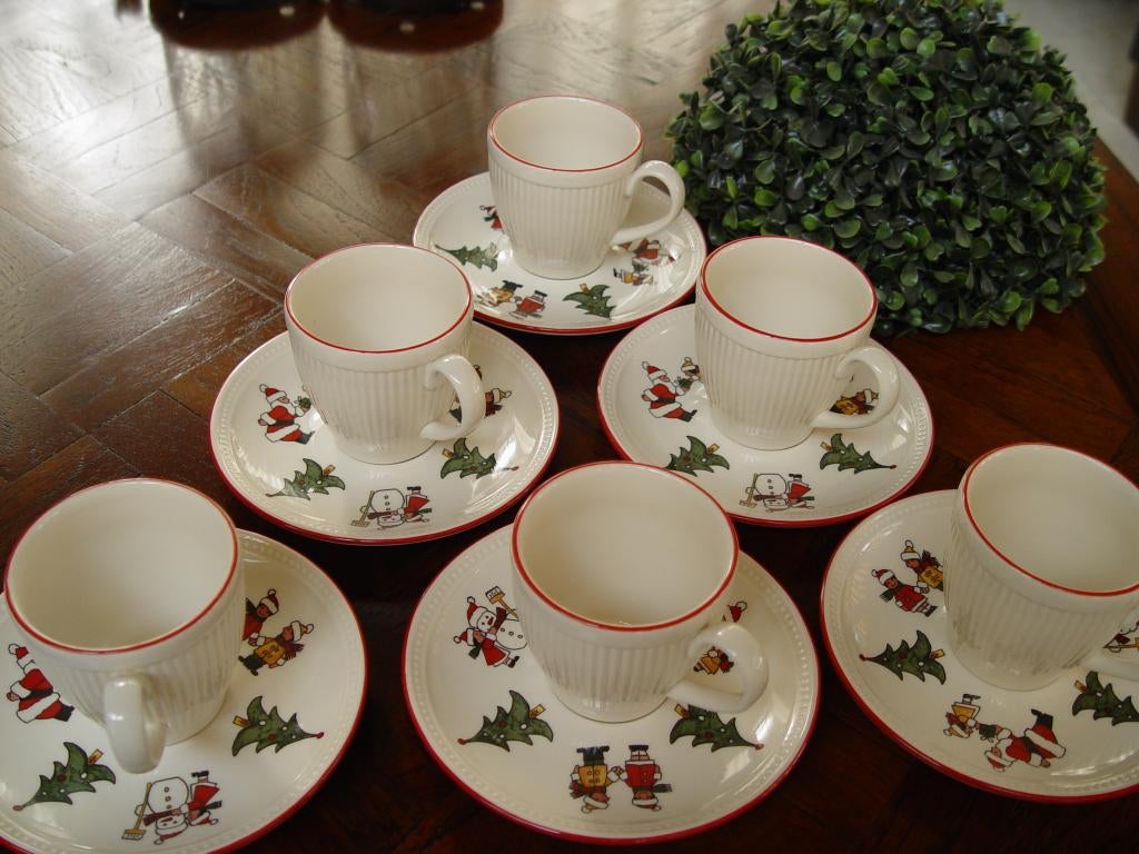 Windsor christmas kop en schotels kerst kerstservies, Huis en Inrichting, Keuken | Servies, Ophalen of Verzenden, Zo goed als nieuw