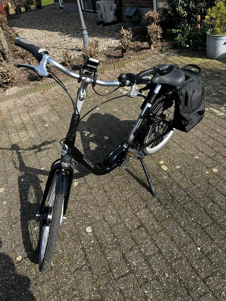 Gazelle Balance elektrische fiets met lage instap, Ophalen, Zo goed als nieuw, Minder dan 47 cm, 50 km per accu of meer