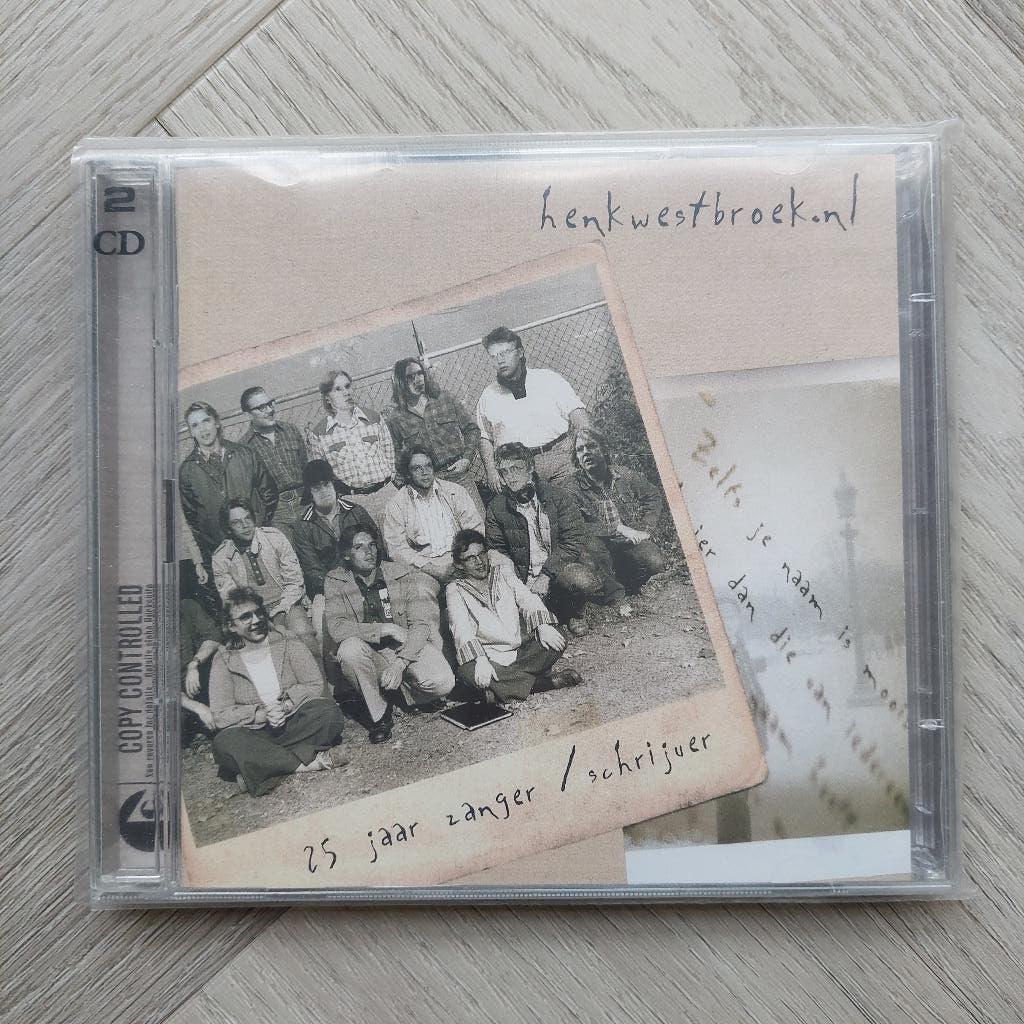 2CD/ Henk Westbroek / 25 Jaar Zanger / Schrijver, Nieuwstaat, Ophalen of Verzenden, Zo goed als nieuw, Pop