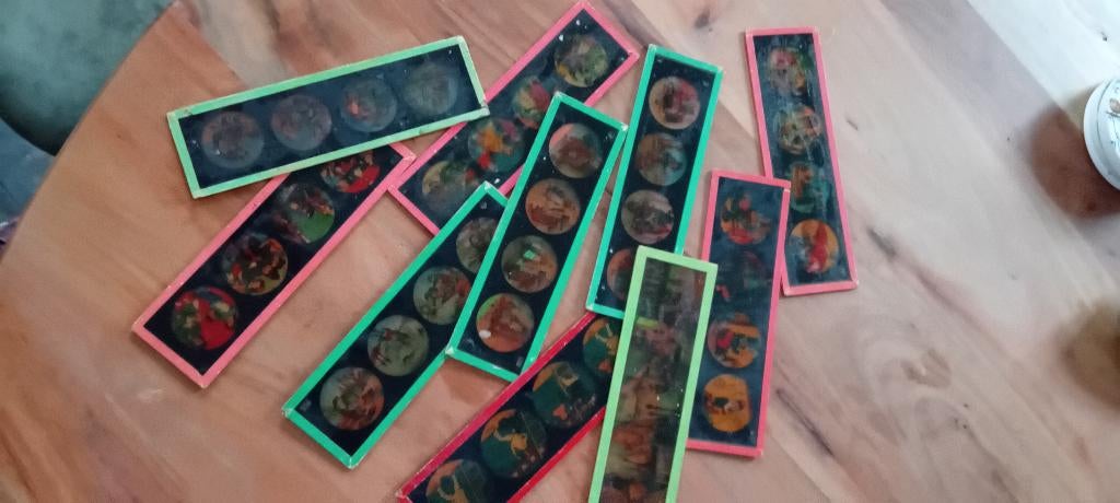 plaatjes toverlantaarn, Antiek en Kunst, Antiek | Speelgoed, Ophalen of Verzenden