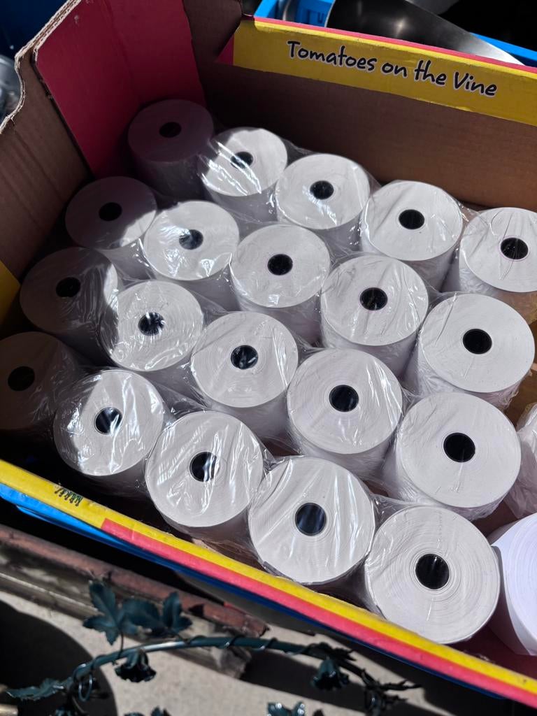 20 nieuwe kassarollen, bonnen papieren kassabon, Ophalen of Verzenden, Zo goed als nieuw