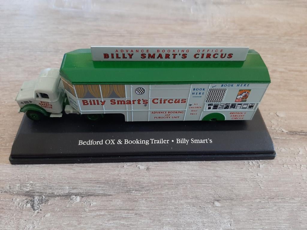 Bedford OX & Booking Trailer Billy Smart's Circus model, Overige merken, 1:50 of kleiner, Nieuw, Ophalen of Verzenden