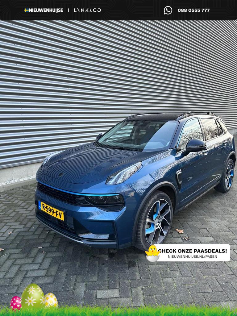 Lynk & Co 01 1.5 Plug-In Hybrid (PHEV) | Apple Carplay | And, Stof, Blauw, 120 €/maand, Bedrijf