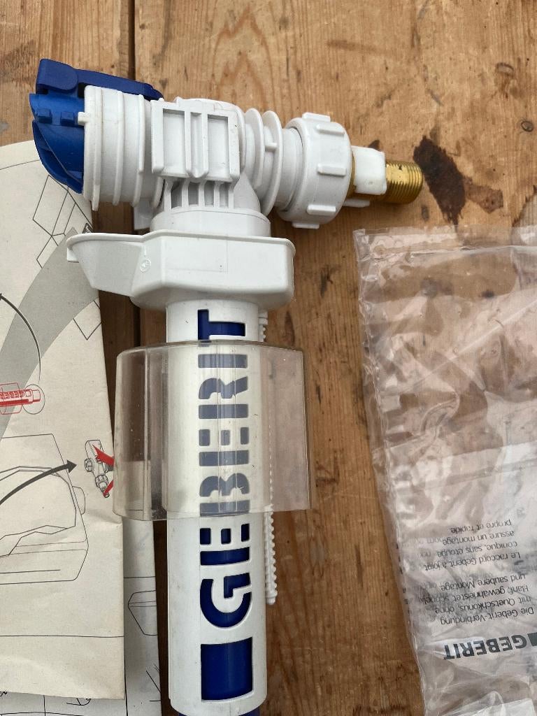 geberit vlotterkraan unifill, Ophalen of Verzenden, Zo goed als nieuw, Toilet