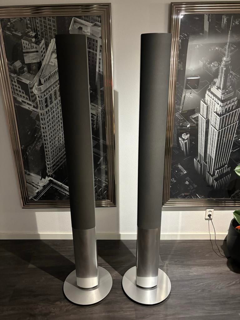 Beolab 1 speakers met almando Bluetooth receiver, Gebruikt, 120 watt of meer, Front, Rear of Stereo speakers, Ophalen