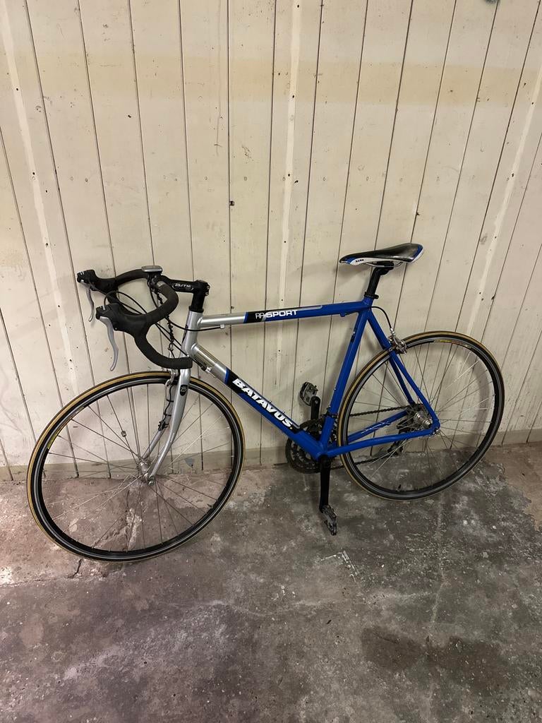 Batavus RR Sport Racefiets - Blauw/Zilver, Fietsen en Brommers, Fietsen | Racefietsen, Ophalen, 28 inch, Gebruikt, Heren