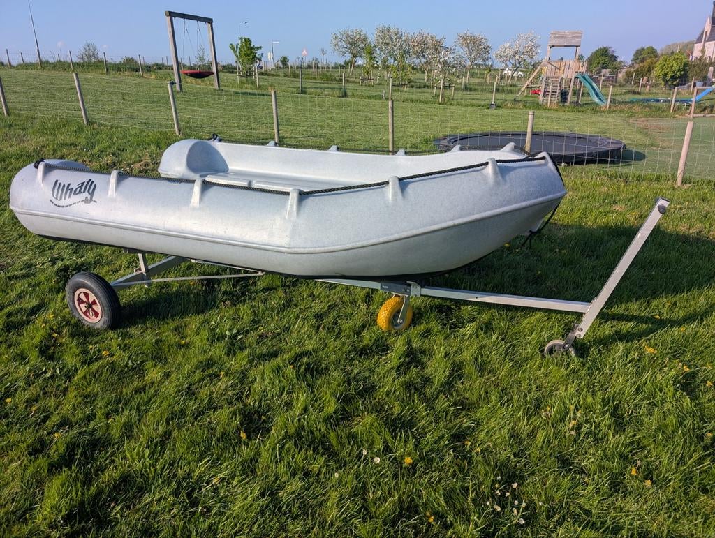 Whaly 310 + 5pk motor + stallings trailer, Watersport en Boten, Rubberboten, Ophalen