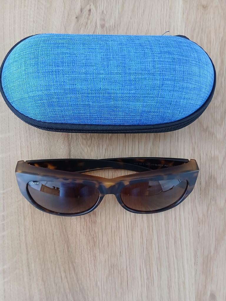 Overzet zonnenbril, Sieraden, Tassen en Uiterlijk, Zonnebrillen en Brillen | Dames, Ophalen of Verzenden, Bruin, Overige merken