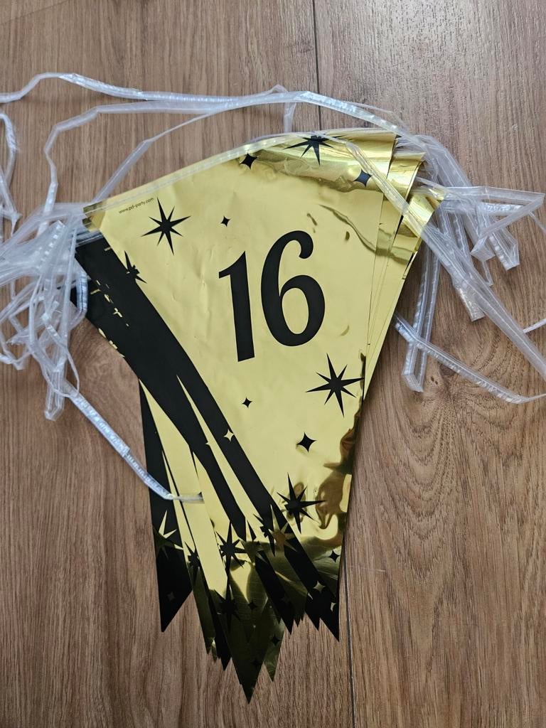 Vlaggenlijn 16 jaar en bijbehorende hangers, Ophalen