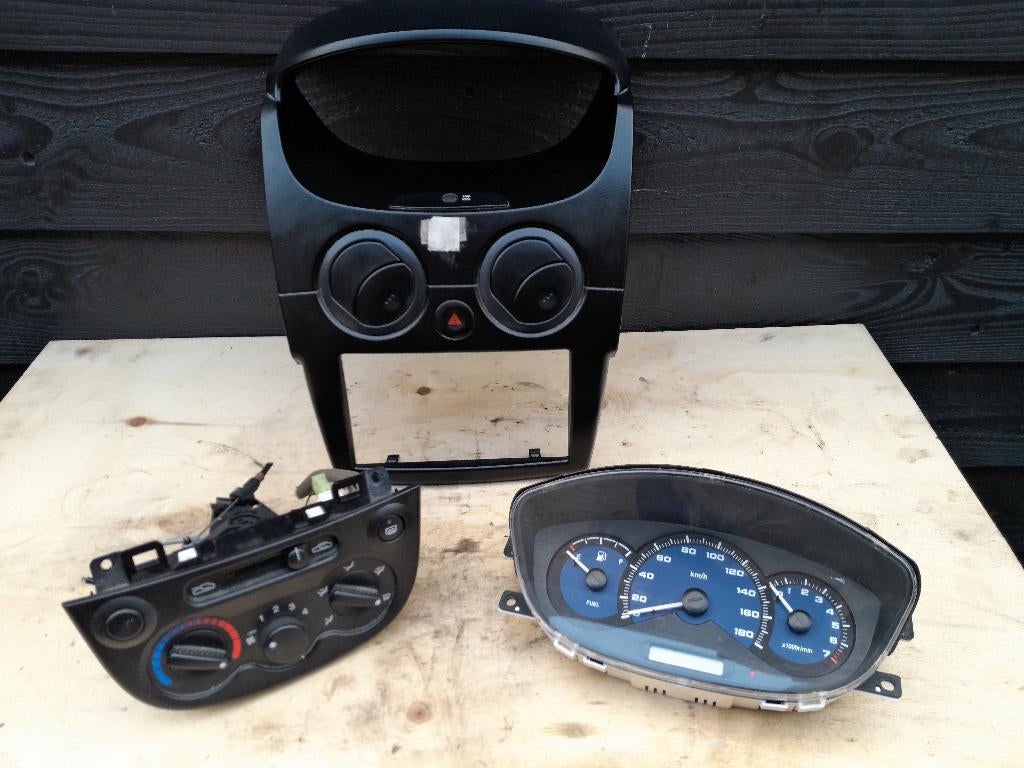 MIDDENCONSOLE + KMTELLER + KACHELBEDIENING - CHEVROLET MATIZ, Auto-onderdelen, Verzenden, Gebruikt, Chevrolet