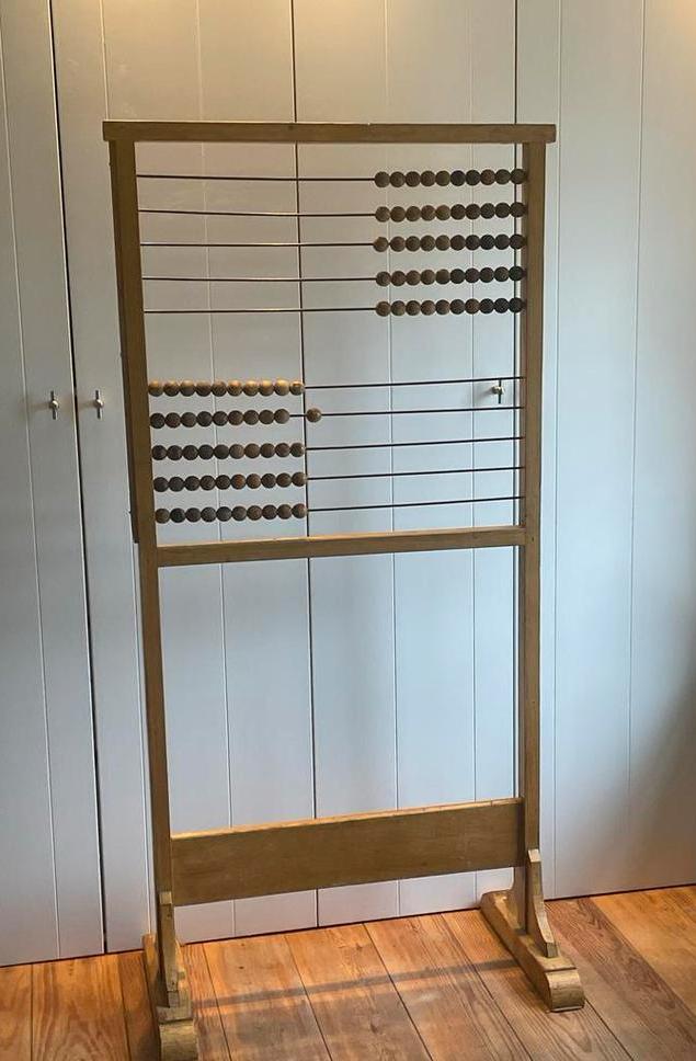 Antiek school telraam (1910-1920) - Uniek decoratief object, Antiek en Kunst, Ophalen