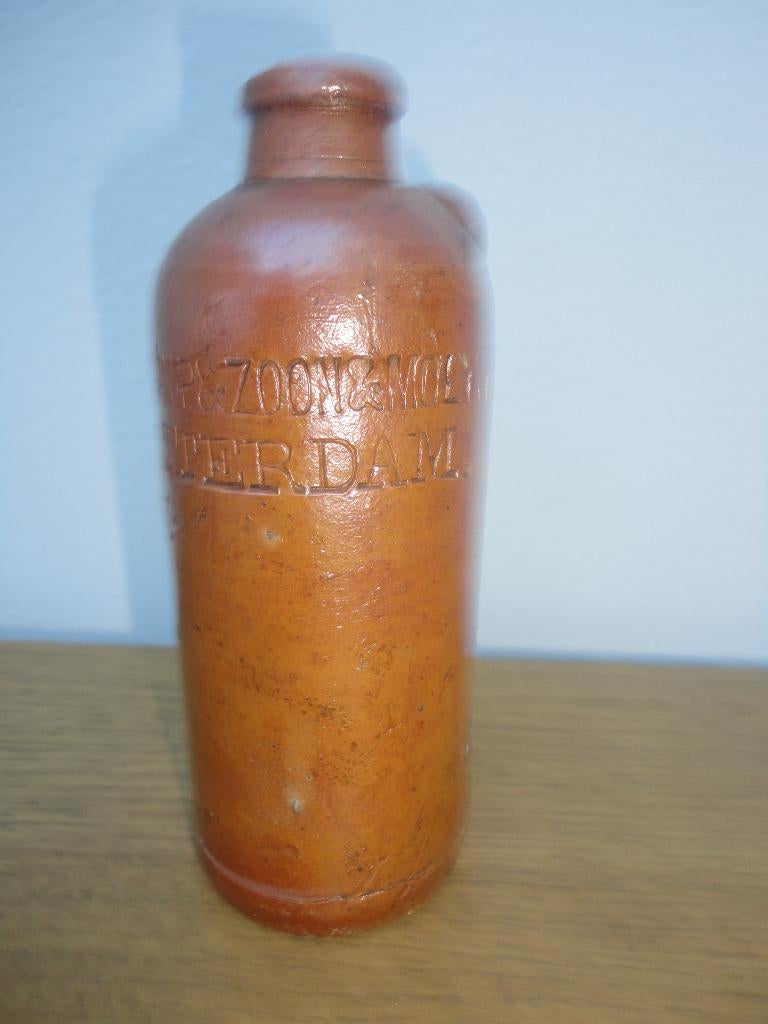 Antiek aardewerk kruikje Hulstkamp & Zoon & Molyn Rotterdam, Ophalen of Verzenden