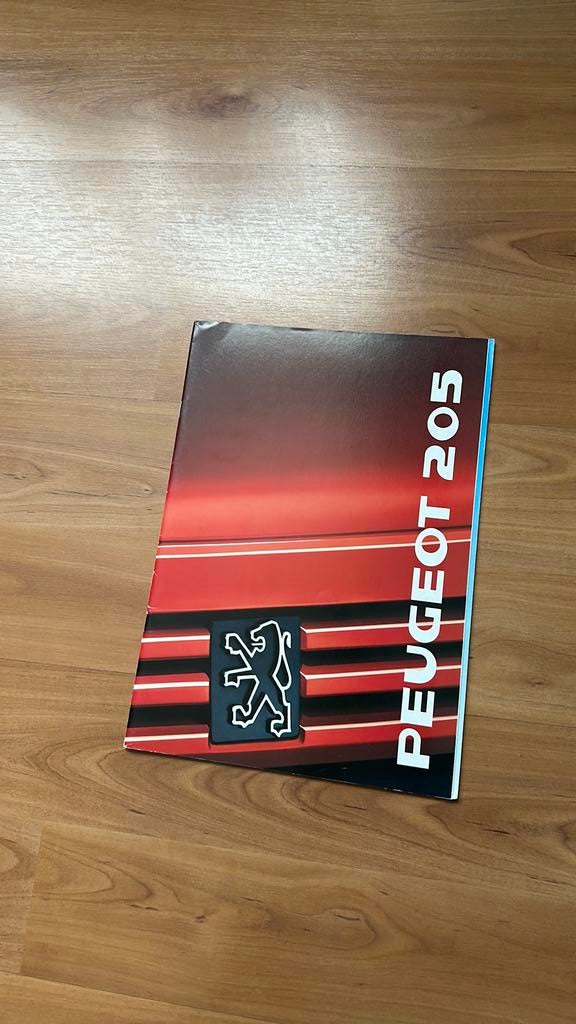 Peugeot 205 boekje, Ophalen of Verzenden