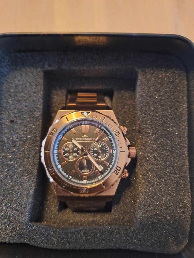 Rotorcraft Horloge RC6603, Staal, Staal, Polshorloge, Zo goed als nieuw