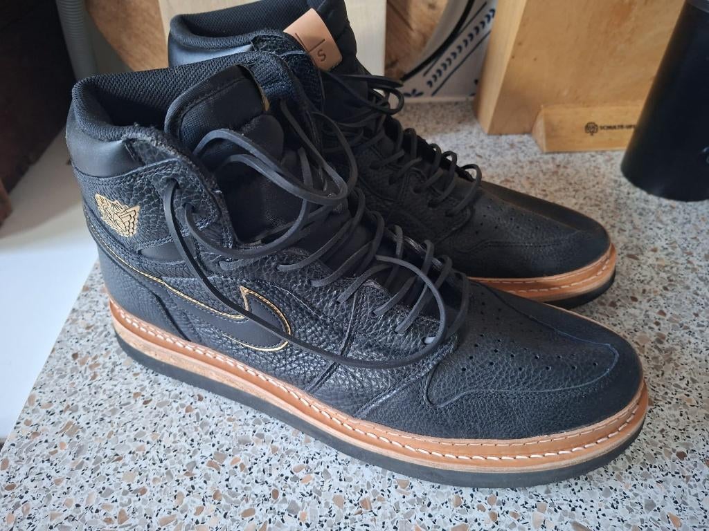 Nike schoenen (patchwork door Peterson Stoop) maat 49,5, Kleding | Heren, Schoenen, Zwart, Nike, Ophalen of Verzenden, Sneakers of Gympen