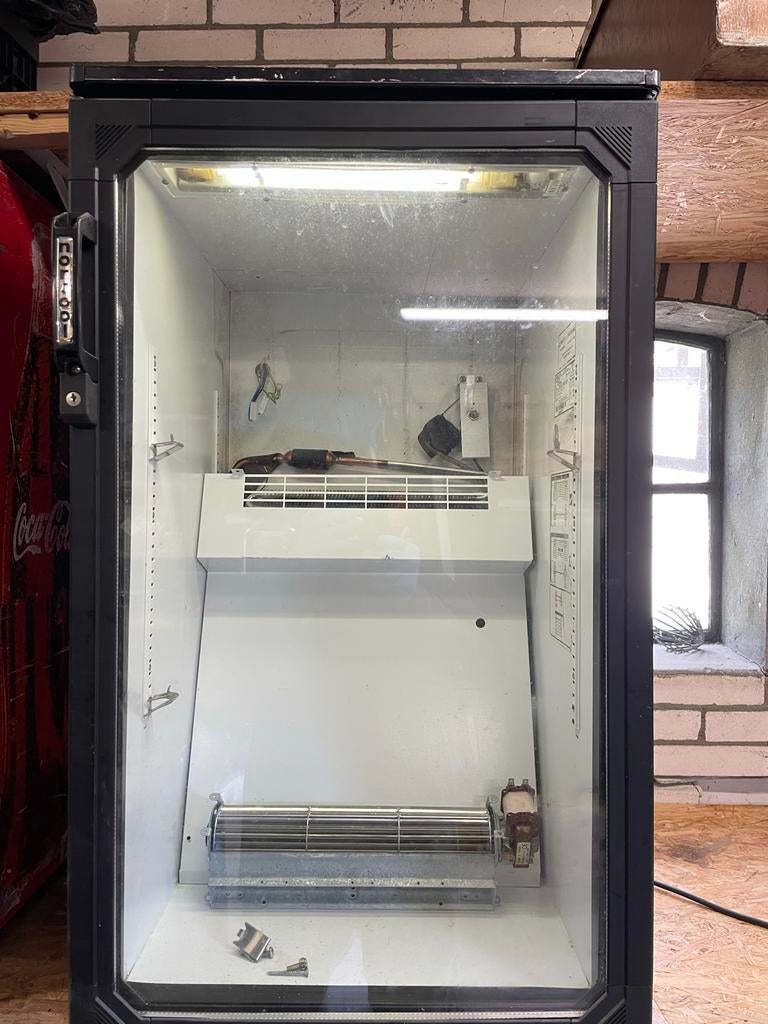 Coca Cola Koelkast Tafelmodel - Ventilator defect, Zonder vriesvak, Ophalen of Verzenden, Minder dan 75 liter, Niet werkend
