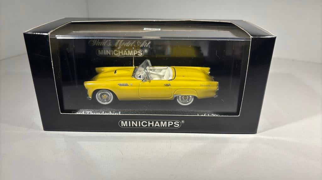 Ford thunderbird yellow minichamps 1.43, Auto, Ophalen of Verzenden, MiniChamps, A