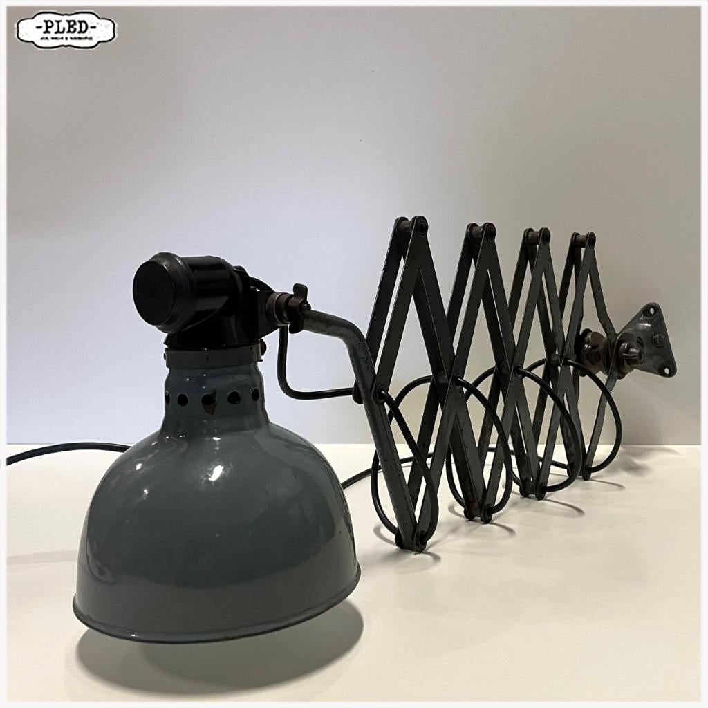 Ernst Rademacher Schaarlamp, jaren 30 Bauhaus, Antiek en Kunst, Ophalen of Verzenden