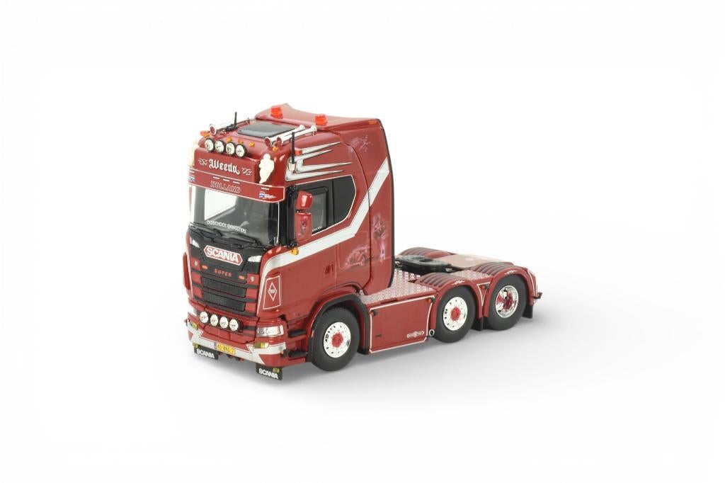 TEKNO  SCANIA  NGS HIGHLINE 6X2 WEEDA  ALDSKOOL GANGTERS, Hobby en Vrije tijd, Modelauto's | 1:50, Nieuw, Bus of Vrachtwagen, Tekno