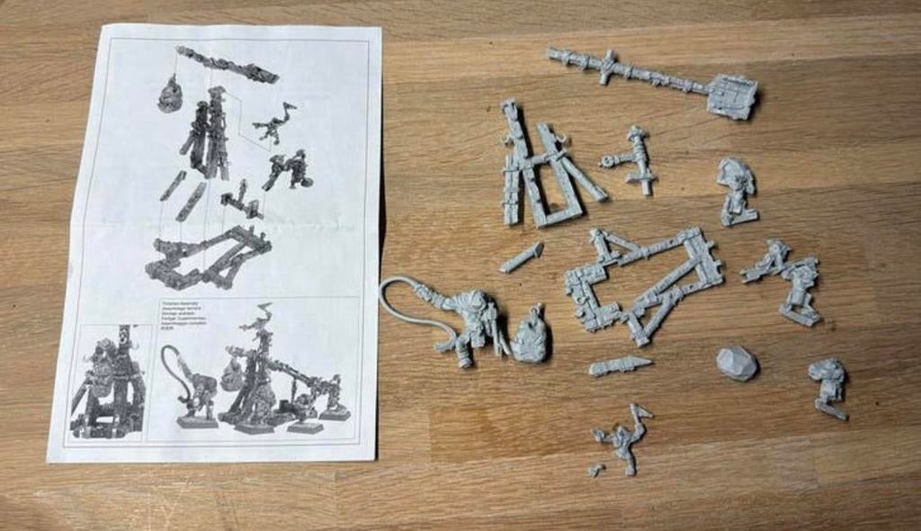 Warhammer Orc Rock Lobber finecast, Hobby en Vrije tijd, Wargaming, Ophalen of Verzenden, Zo goed als nieuw, Warhammer