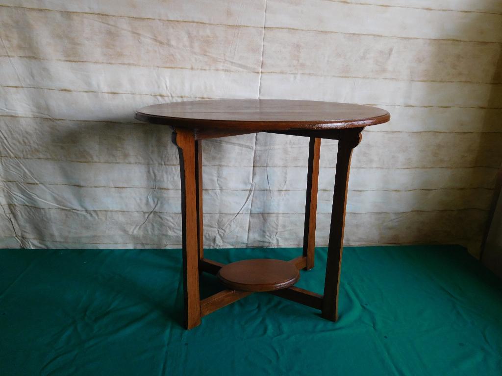 antiek eiken planten tafeltje, Antiek en Kunst, Antiek | Meubels | Tafels, Ophalen