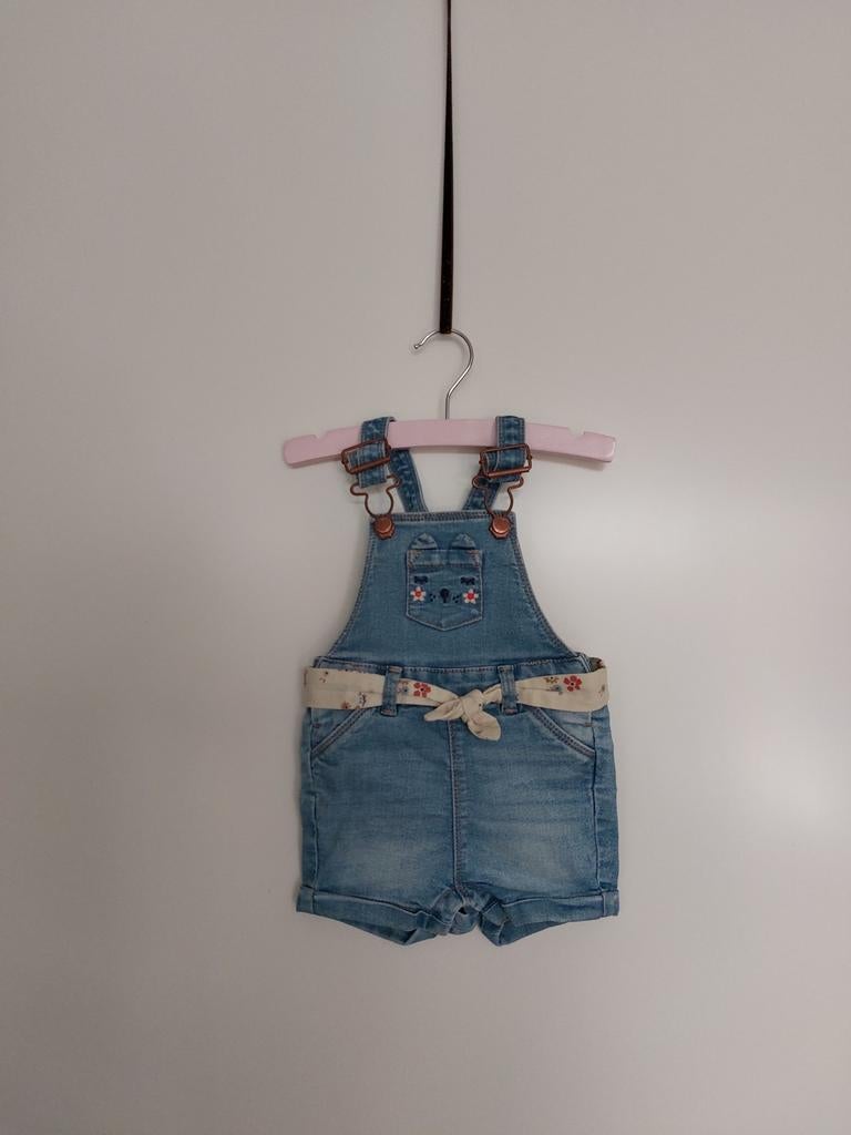 C&A salopette / tuinbroek maat 62 z.g.a.n., Kinderen en Baby's, Babykleding | Maat 62, C&A, Broekje, Meisje, Ophalen of Verzenden
