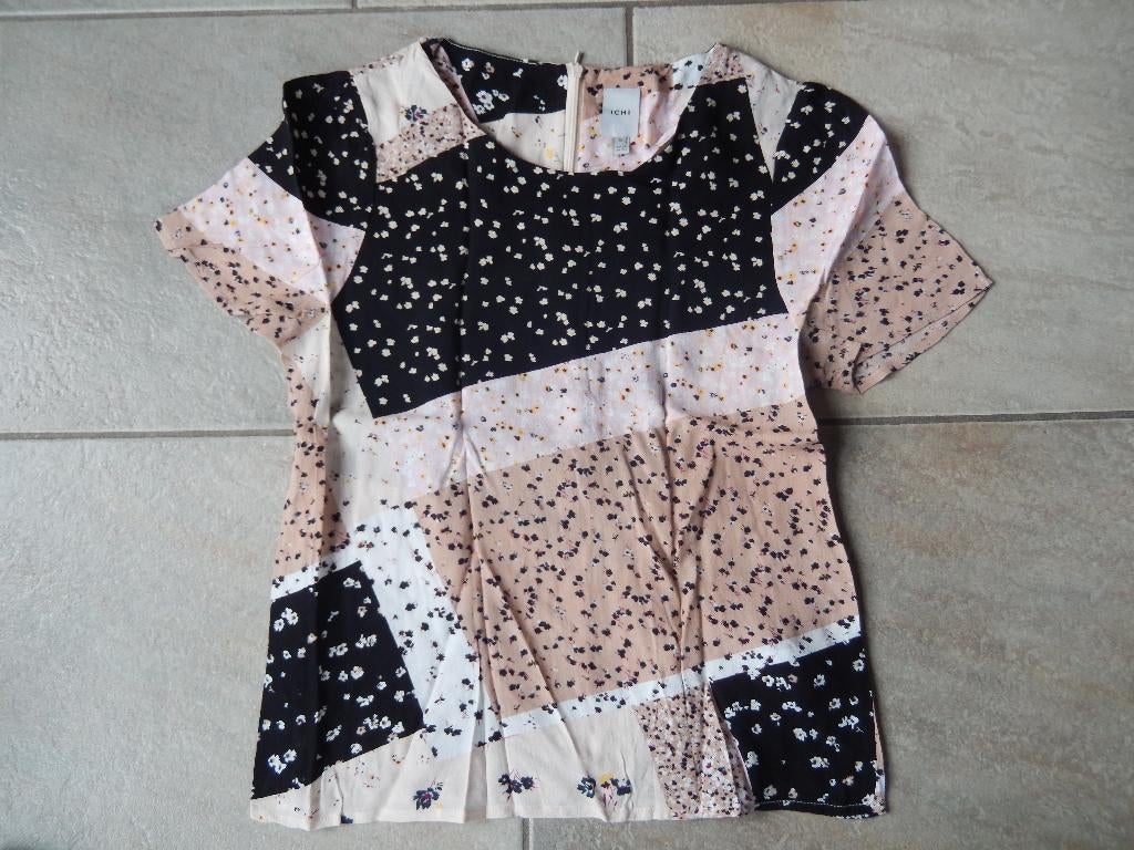 Mooie bedrukte blouse van Ichi, Overige kleuren, Ophalen of Verzenden, Zo goed als nieuw, Maat 36 (S)
