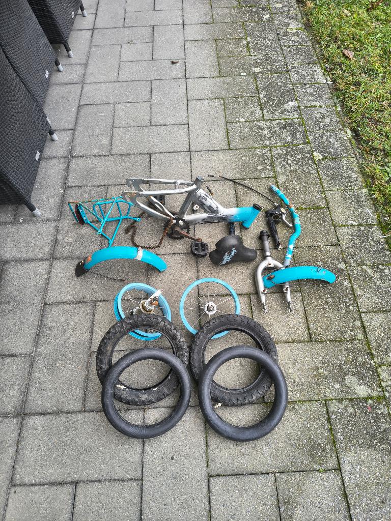 kinderfiets, Fietsen en Brommers, Fietsen | Kinderfietsjes, Ophalen of Verzenden, Gebruikt, Minder dan 16 inch, Gazelle