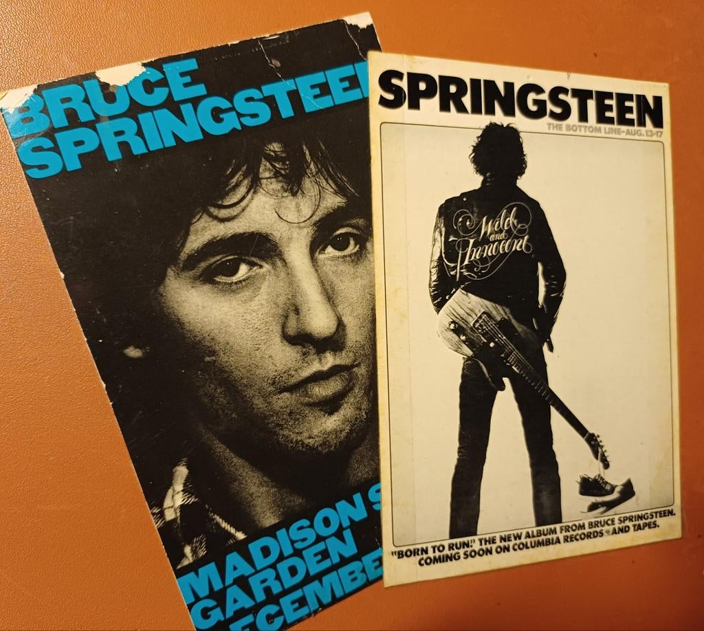 Bruce Springsteen 2 x ansicht, Verzamelen, Muziek, Artiesten en Beroemdheden, Ophalen of Verzenden, Foto of Kaart