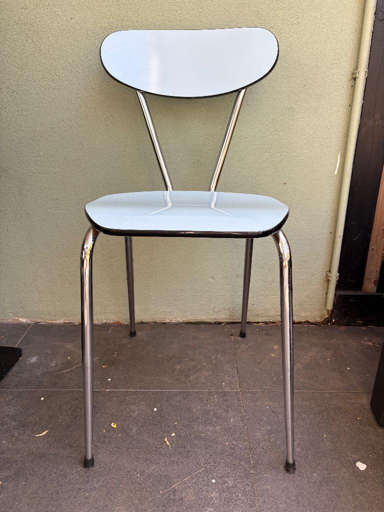 OUDE KEUKENSTOEL GAAF en  OUDE ROTAN FAUTEUIL, Huis en Inrichting, Stoelen, Ophalen, Gebruikt, Bruin, Eén