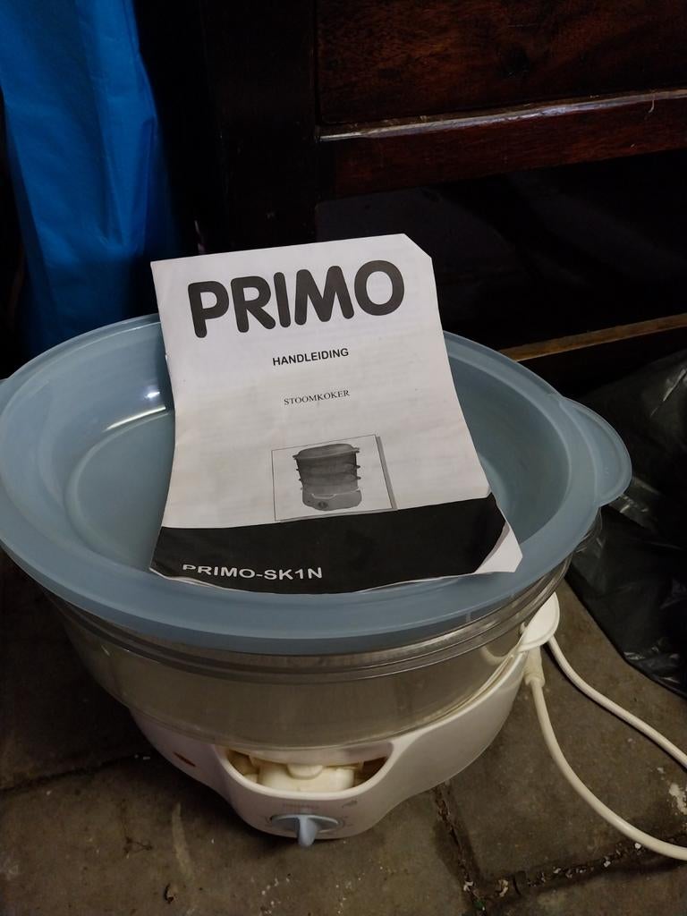 Stoomkoker Primo met boekje, Ophalen, Gebruikt