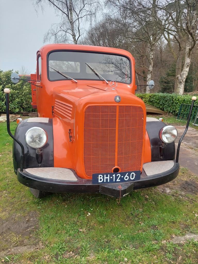 Mercedes Benz kipper vrachtwagen 1959 l311 l312 l 311 312, Achterwielaandrijving, Mercedes-Benz, Particulier, 126 pk