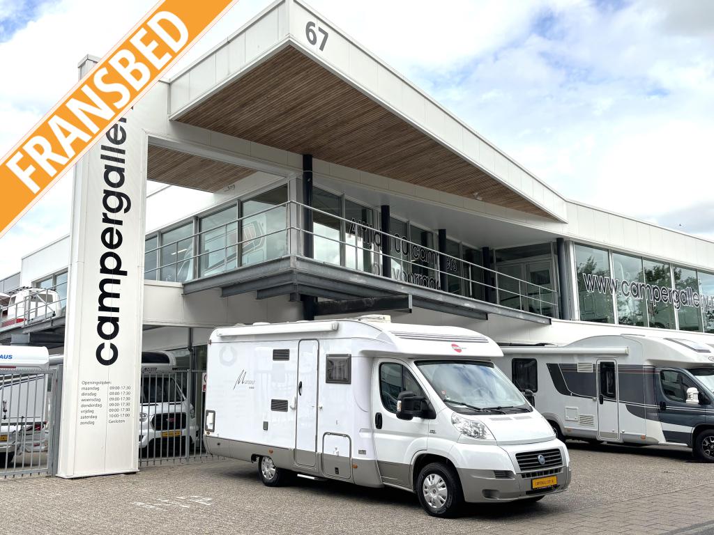 Bürstner Marano 640 T FRANSBED + RONDZIT 6.79M BEARLOCK, Caravans en Kamperen, Koelkast, Bedrijf, Tot en met 3, Bürstner