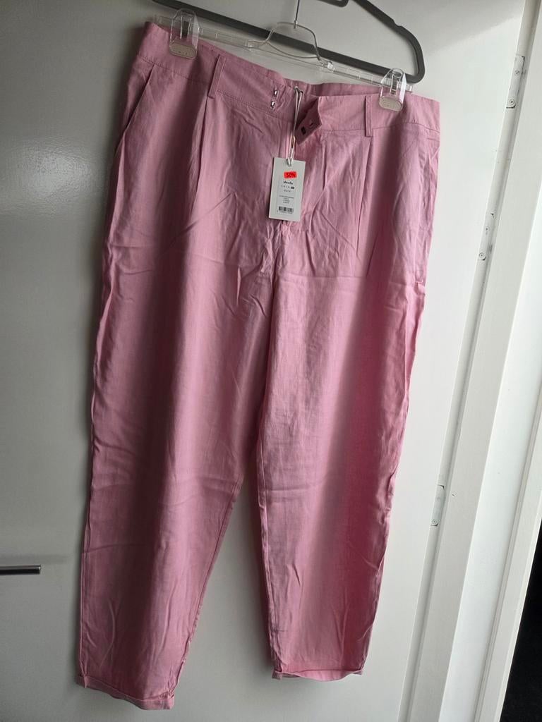 Shoeby nieuwe linnen broek oud roze chinomodel, Ophalen of Verzenden