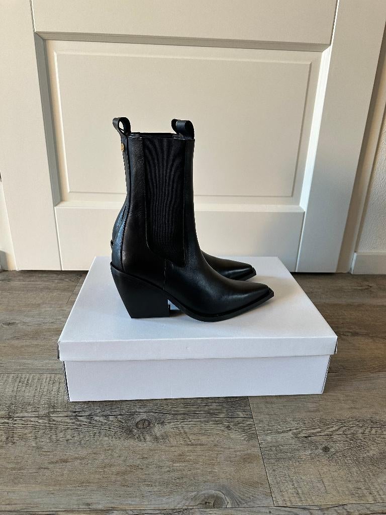 Super gave leren Aral boots van Nikkie, zwart, mt 39, NIEUW!, Zwart, Lage of Enkellaarzen, Nieuw, Ophalen of Verzenden