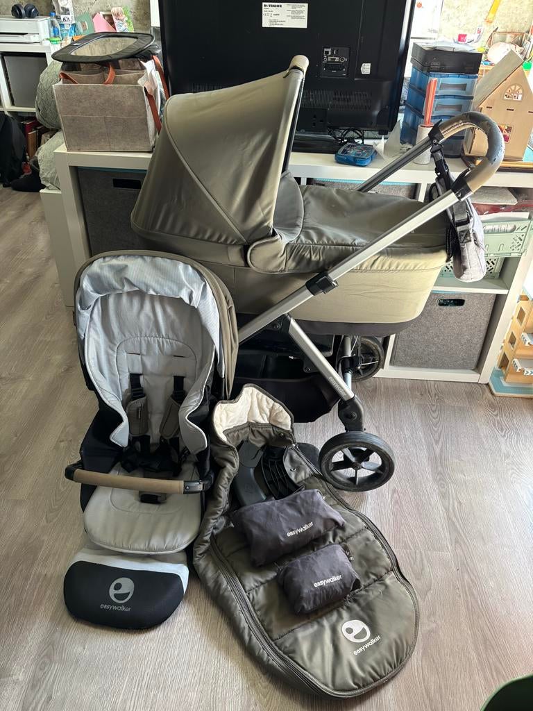 Easywalker Mosey+ Combiwagen - Compleet met accessoire, Gebruikt, Luchtbanden, Combiwagen, Ophalen