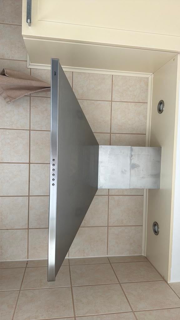 Etna Afzuigkap met 2 inbouw spots, Ophalen, Gebruikt, Wandschouwkap, Vrijstaand