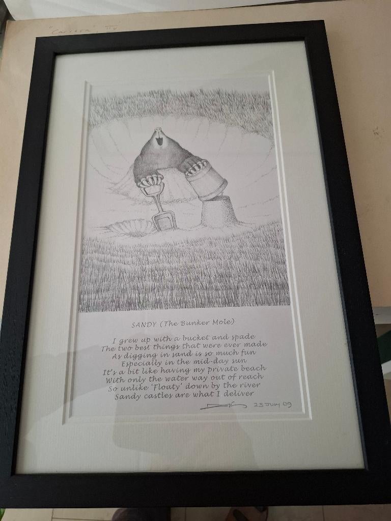 Sandy the bunker mol, Verzenden