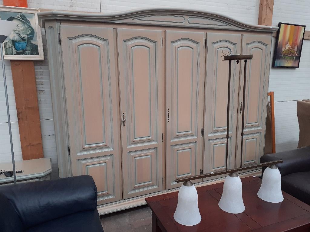 linnenkast groot, Ophalen, Met deur(en), Gebruikt, 200 cm of meer