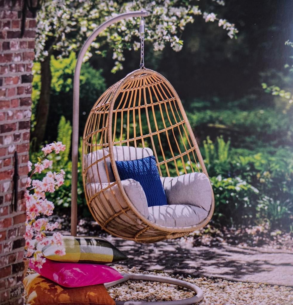 Garden impressions hangstoel swing egg €250, Ophalen, Nieuw