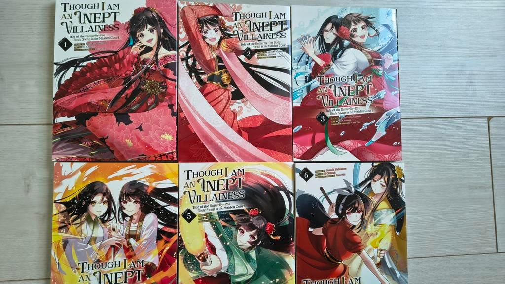 Though I'm an inept villainess manga anime 1 t/m 6, Boeken, Meerdere comics, Ophalen, Japan (Manga)