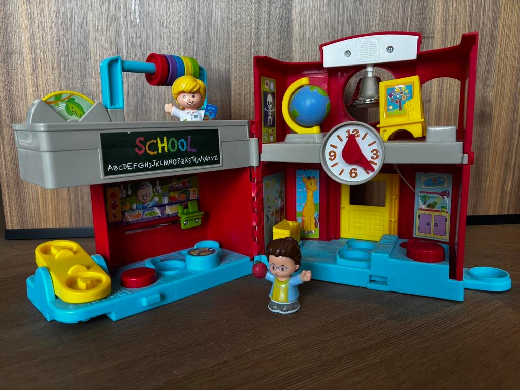 Fisher Price school, Ophalen of Verzenden, Zo goed als nieuw, Speelset