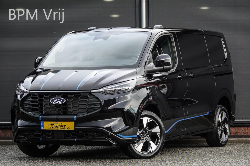 Ford Transit Custom L1H1 170Pk Aut. | Sport | 2xSchuifdeur |, 12 maanden, Gebruikt, Zwart, 4 cilinders