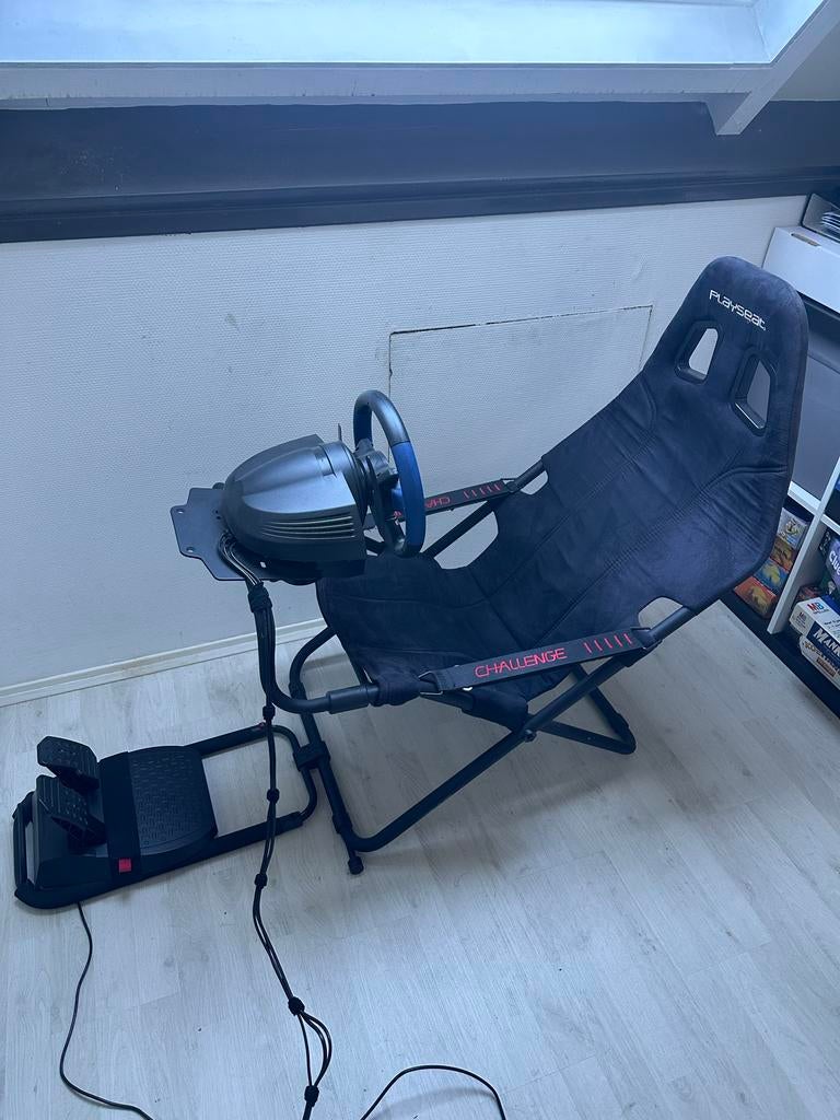 Race stoel met stuur en pedalen voor PlayStation en PC, Spelcomputers en Games, Games | Sony PlayStation 5, Ophalen, Gebruikt