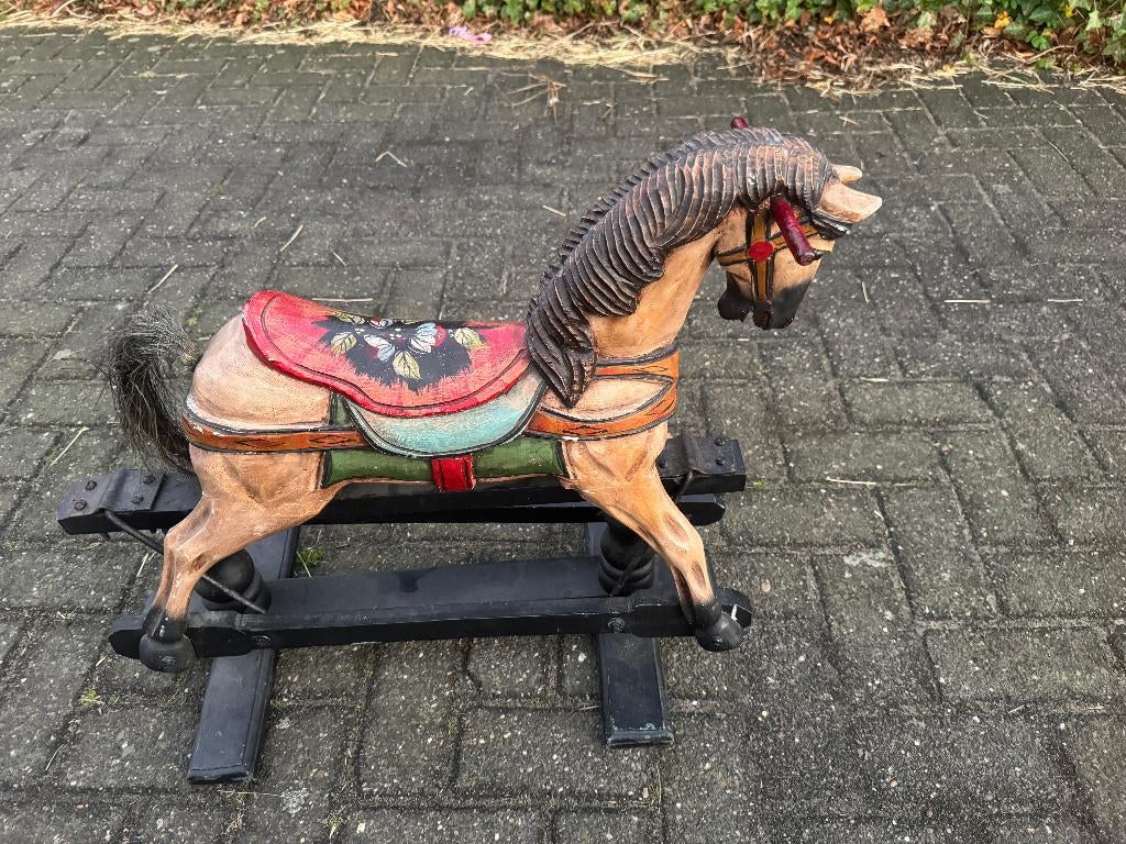 antiek hobbelpaard, Antiek en Kunst, Ophalen of Verzenden