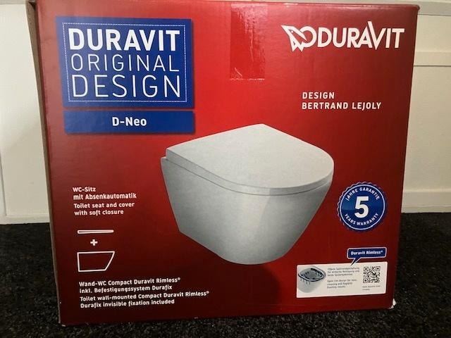 Duravit wandcloset, Doe-het-zelf en Verbouw, Sanitair, Ophalen, Gebruikt, Toilet