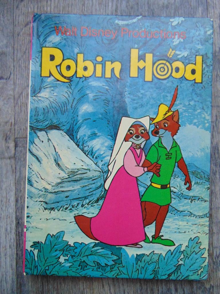 Robin Hood - hardcover boek - Walt Disney bibliotheek (1974), Fictie algemeen, Walt Disney, Ophalen of Verzenden, Zo goed als nieuw