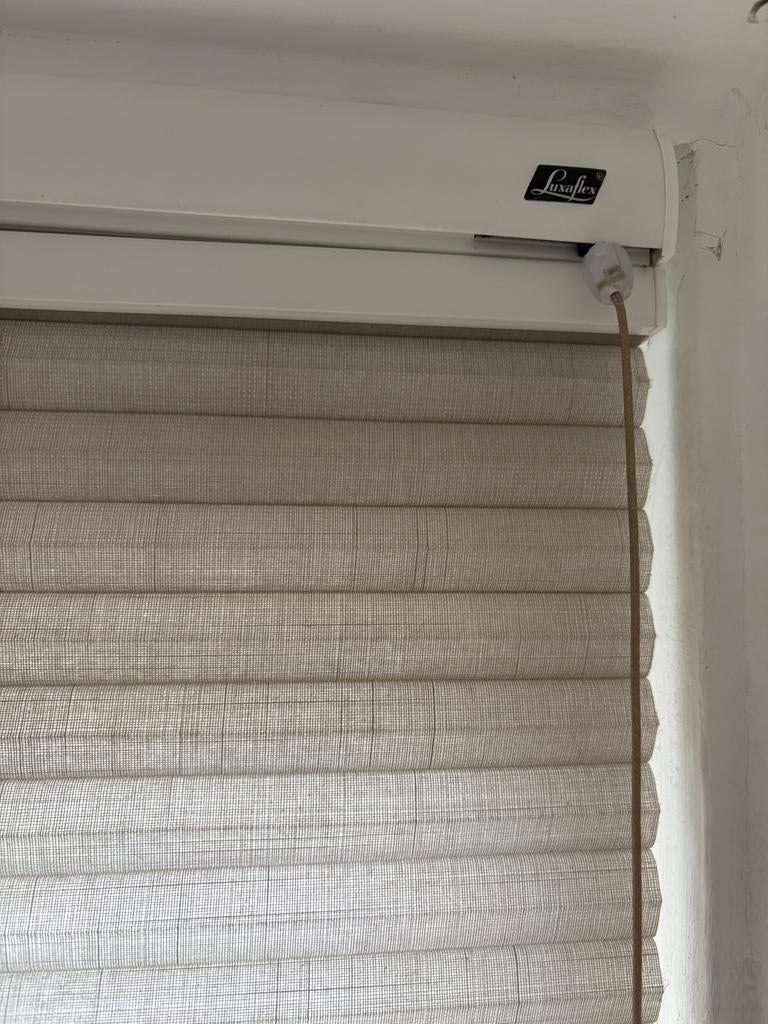 Luxaflex Duette Gordijn 60x210 cm - Zo goed als nieuw, 200 cm of meer, Beige, Zo goed als nieuw, 50 tot 100 cm