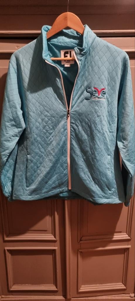 FootJoy gewatteerd jack - Zo goed als nieuw, Kleding | Dames, Jassen | Zomer, Zo goed als nieuw, Maat 38/40 (M), Blauw, Ophalen of Verzenden