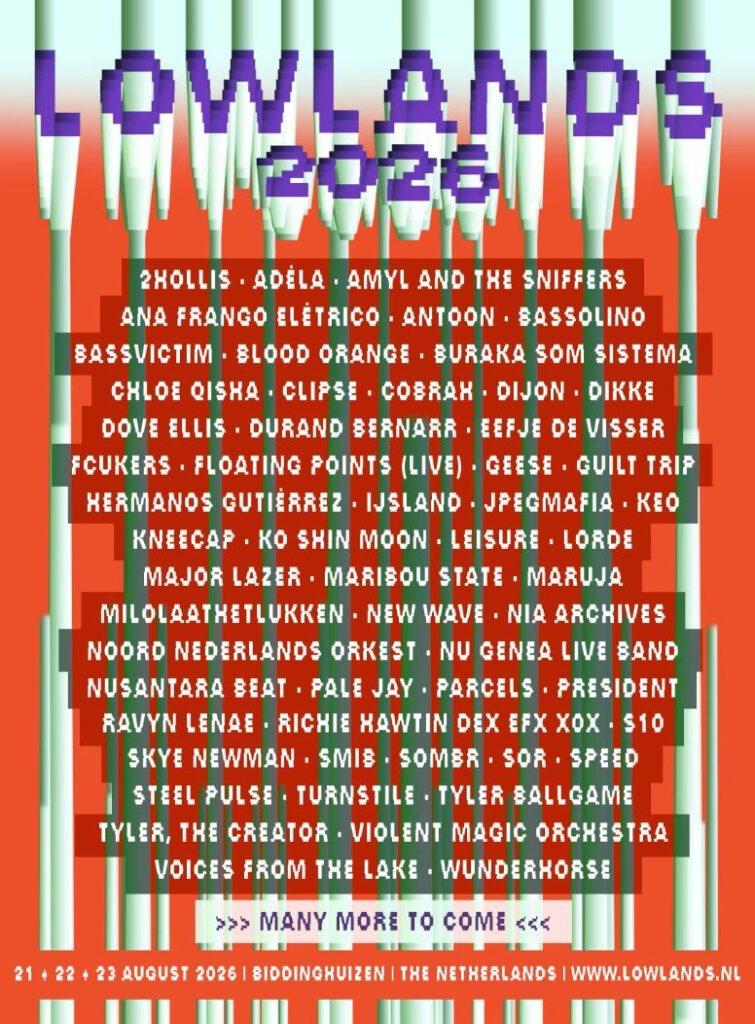 Tickets Lowlands 2026, Tickets en Kaartjes, Twee personen